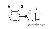 Molecular Structure of 1073353-71-5 (3-CHLORO-2-FLUOROPYRIDINE-4-BORONIC ACID, PINACOL ESTER)